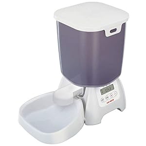 Rosewood Pet Mate C3000 – Dispensador automático de pienso seco, 3 kg de Carga