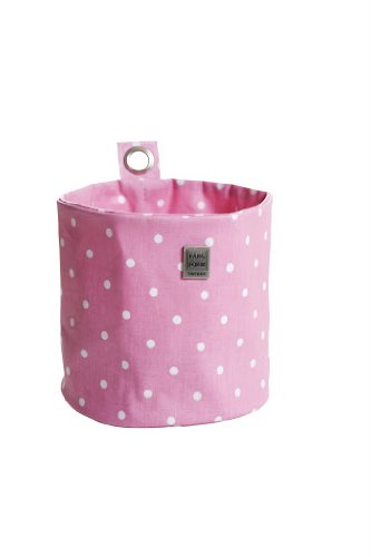 Farg Form Round Storage with Spots (Large, Pink)