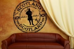 Preisvergleich Produktbild Wandtattoo Stempel Scotland