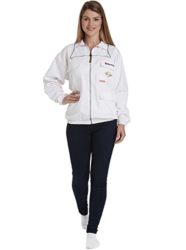 Natur Bienenhaus – Max Schützen – Bienenzucht Jacke – weiß – (One Piece) – Klare Sicht Zaun Schleier – maximalen Schutz – Professionelle & Anfänger Imker - 6