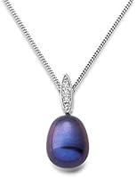 Miore - MG9093N - Collier Femme - Or blanc 375/1000 (9 carats) 1.2 gr - Diamant - Perle d'eau douce