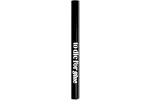 KRASH KOSMETICS Eyeliner Líquido To Die For GLUE - Negro - Con pegamento para Pestañas Postizas Formula - Waterproof 24h Larga Duración - Aplicador de Fieltro Punta Fina - Vegano y Cruelty Free