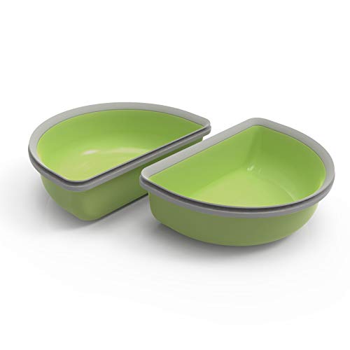 SureFeed - Cuenco de plástico, Color Verde