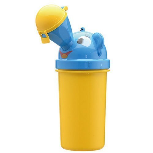 NERLMIAY Portable Baby Potty Urinal Boy Toddler Potty Training for Camping Car Travel Girl Travel Potty Urinal Training Toilet (Yellow for Boy)
