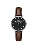 Daniel Wellington Damen Analog Quarz Uhr mit Leder Armband DW00100233