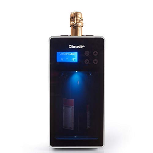 Rafraîchisseur de bouteilles VINICAVE Climadiff - Rafraîchit rapidement votre bouteille - Plus de trente températures prédéfinies disponibles afin de déguster votre vin dans les meilleures conditions