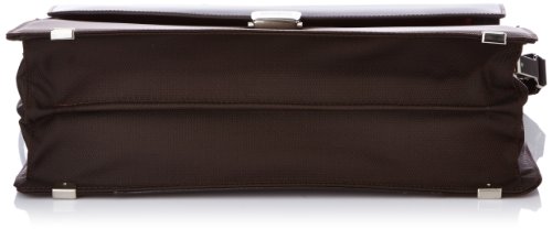 Samsonite Aktentasche echt Leder  Schulranzen  Tasche f  r die Arbeit  S-Thetic 16 4 Zoll Braun  dunkel braun  - 35U 03002