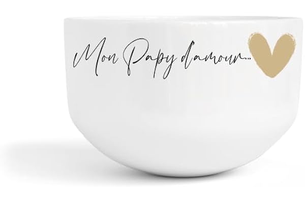 Bol en céramique Personnalisé Papy/Papy personnalisé/Bol/Cadeau fête des Papy