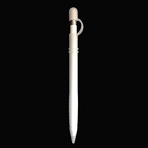 Rescady Pencil Skin Case Sleeve with Nib Cover for 9.7,10.5 and 12.9 Inch iPad Pro Apple Pencil (Transparent)