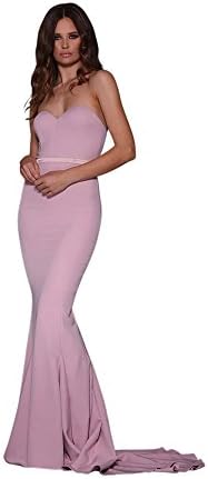 Elle Zeitoune Blush Arianna Strapless Mermaid style designer Gown UK 8 (US 4)