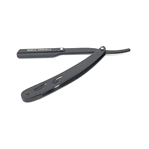 WSV- Straight Cut Throat Razor Traditional Manual Barber Men Stainless Steel Handle Stainless Steel Shaving Razor-by…