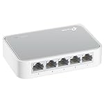 TP-LINK TL-SF1005D 5-Port 10/100 Mbps Unmanaged Desktop Switch - White