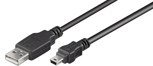 15 cm Mini-USB-Kabel USB 2.0 A-Stecker / Mini-Stecker Typ B (1 Stück)