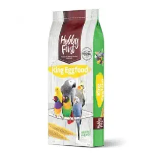 MAF? Egg Food Premium For All Birds / King Bird Feed Belgium Imported Egg Food Supplement for African Greys Parrot , Senegals, Amazons, Electus, Small Cockatoos, Conures , Caiques & Exotic Birds ( Repacked 900 GRAM)
