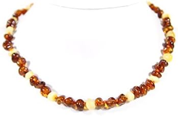 100% Baltic Amber Beaded Necklace sizes 33cm,34cm
