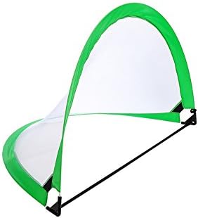Mitef Outdoor Flash Pop-Up Target Soccer Goals For Quick Play With Carry Bag set of 2 ,2.5',Green