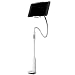 Produktbild Handy-Unterstützung,Sopear 90cm Universal 360 Grad-Drehung faule Bett-Schreibtisch-Handy-Tablette-lange zusammenklappbare Arm-Stützstand-Halter für iPhone Samsung 7-11 Zoll-Telefon-Tabletten Silber