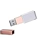Produktbild Uflatek Speicherstick 64 GB Kristall USB-Flash-Laufwerk Imprägniern USB-Stick 2.0 Rosé Gold Memory Stick Data Datenspeicher für Computer Laptop und PC