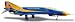 Produktbild Herpa 556033 - Luftwaffe McDonnell Douglas F-4F JG71 R - Phantom Pharewell