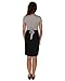 The Essential One - Short Sleeve Wrap Tie Nursing Dress - Grey - Medium - EOM158