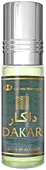 Prime genuine attar oil perfume fragrance alcohol free halal 6 ml x 6 pcs (pack of 6) (dakar)