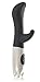 Produktbild Deluxe G Spot Silikon Vibrator mit Klitorisstimulator, Sonderedition black