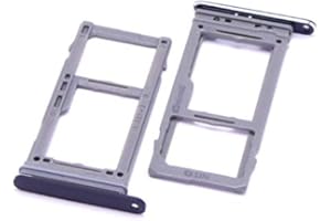 handywest Kompatibel für Samsung Galaxy S9 Plus SM-G965F Black/Schwarz SIM Karten Card Micro SD Memory Halter Tray Slot Memory Karte Card SD Einschubfach SIM Card Holder Adapter Halterung