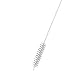 Sonline Pink Plastic Handle Stainless Steel Twisted Bottle Straw Brush Cleaner