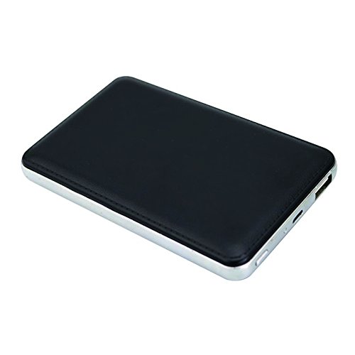 LogiLink PA0142B Lederoptik Mobiler Zusatzakku 8000 mAh schwarz - 2