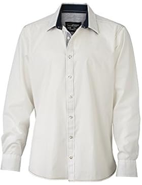 Camicia da uomo nel trendy look casual James & Nicholson