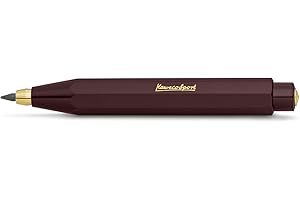Kaweco Portamine Classic Sport, 3,2 mm, 5B, in plastica di alta qualit?, design ottagonale, portamine a pressione da 10,5 cm, penna a pressione ricaricabile (bordeaux)