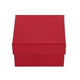 Montre-bracelet de luxe boîte cadeau classique présentoir organisateur de stockage d'affichage bracelet pour bijoux boucles d'oreilles - rouge