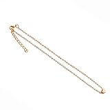Dorical Damen Schlüsselbein Halskette/Frauen Vergoldet Schlüsselbein Kette kurze enge Halskette golden mit Herz-Anhänger Halskette Beliebte Schmuck dchen Geschenk Sale(Gold)