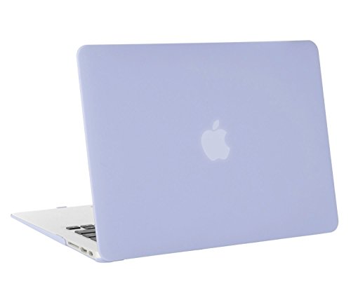 MOSISO Ultra Slim Plastik Hartschale Schutzhülle Snap Case für MacBook Air 13 Zoll (A1466 / A1369), Serenity Blau - 2