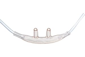 The Oxygen Store Cánula nasal suave con tubo de 4 pies | Material suave tanto en el tubo como en la cara | Uso con concentrador de oxígeno O2 - Cómodo, perfecto para pacientes con oxígeno a largo