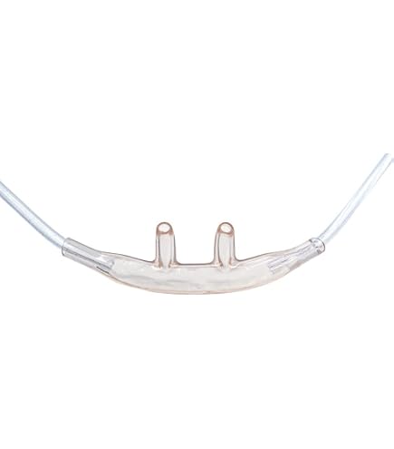 GOEDCH 4 Pezzi Tubi per Ossigeno in Silicone: 5m Tubo per Ossigeno Nasale Trasparente a Prova di Rottura, Cannula Nasale per Ossigeno per Terapia Respiratoria e Dispositivi di Inalazione