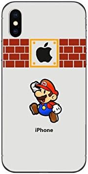NEW DISNEY CARTOONS TRANSPARENT CLEAR TPU SOFT CASE FOR APPLE IPHONE X MARIO