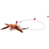 Federangel, Katzenangel mit Glöckchen und biegsamen Draht