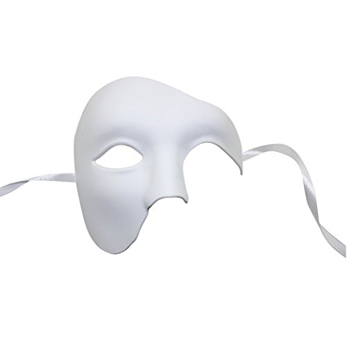 Kapmore Herren Maskerade Maske Halloween Kostüme Venezianischen Partei Maske DIY Handgemacht - 6