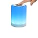 Produktbild RQINW Bluetooth-Lautsprecherlampe, Nachttischlampe, Touch-Einstellung, Dimmable Color Night Light, Geschenke Für Frauen Und Männer, Die Hilfe Schlafen