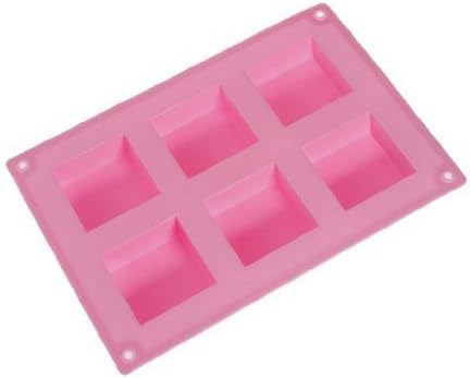 Dagne Silicone cake mold square brick 5 * 5 * 2.36cm hand soap cold soap mold