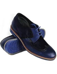 ZERIMAR Zapatos con alzas interiores de 7 cm Fabricados en piel de alta calidad Estilo casual 100% piel