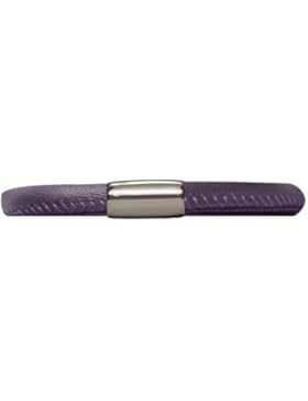 20cm Lederarmband purple
