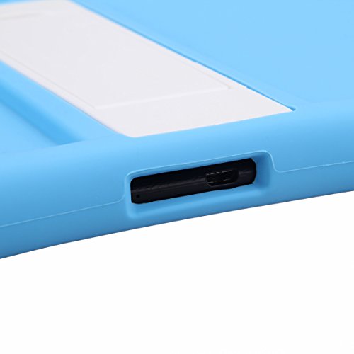 NEWSTYLE Samsung Galaxy Tab 4 10.1 Kinderfreundliche Silikon Hülle Schutzhülle Tasche Case für Samsung Tab 4 SM-T530/T531/T535 (10,1 Zoll) – Blau - 5