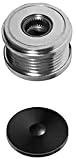 Generador rueda libre HELLA 9XU 358 038-361 Rueda libre alternador, Poleas - Ø: 54mm, Medida de rosca: M16x1,5, Cantidad de acanaladuras: 6