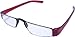 Produktbild Porsche Design Lesebrillen Modell P'8801 ~ Dioptrien: +1,00 ~ Fassungsfarbe Schwarz Matt und Bügel Rot ~ Fertiglesebrille mit ergonomisch geformten Bügeln aus Hightech-Kunststoff und Mittelteil aus Edelstahl. Der Materialmix macht sie besonders stabil, leicht und angenehm zu tragen