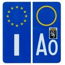 Adesivo Targa Europea Napoli Calcio - Blu Rifrangente - Foto 10