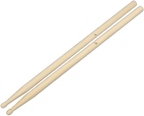 ETGtek(TM) Maple 5a Drum Sticks With Wooden Tips