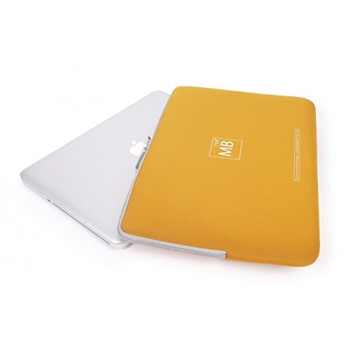 Tucano Second Skin Neopren-Hülle für 15,4 Zoll MacBook Pro, currygelb - 3