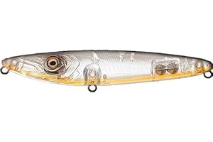 Fishus Lurenzo Espetit Leurres durs flottants WTD Topwater Taille : 125 mm 21 g Couleur Hot Belly Glass